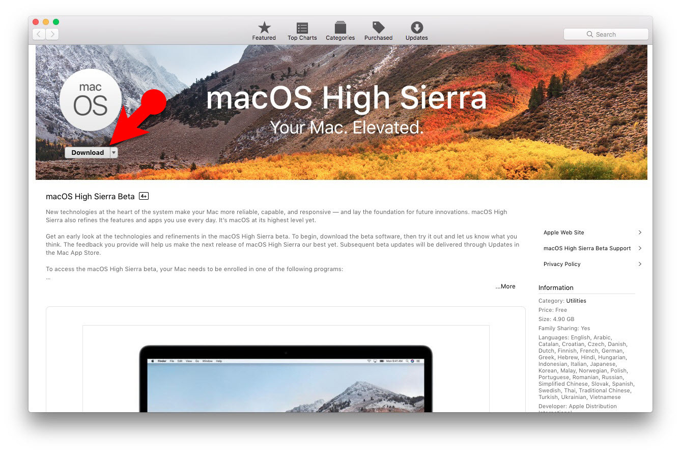 Macos High Sierra Download Dmg For Real Mac